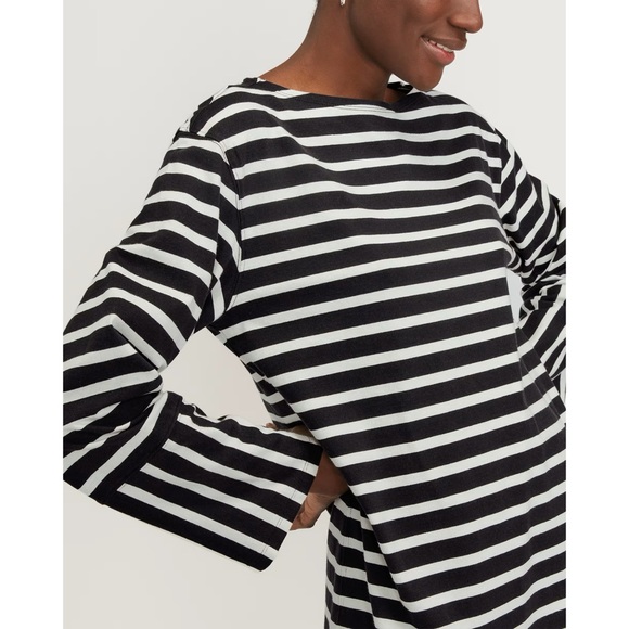 The Organic Cotton Striped Tee Dress - Picture 3 of 15